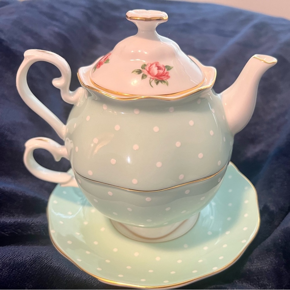Royal Albert Polka Rose Tea for One
